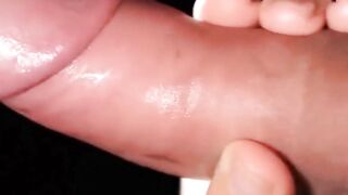 Close-Up Amateur Babe Milking Cock With Passionate Hands