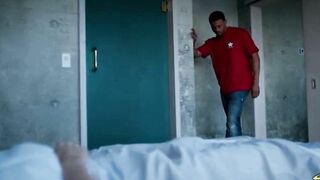 Angel Youngs Deepthroats Muscular Black Man In Rough Morning Bed Sex