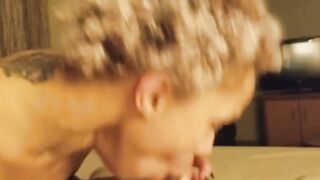 Tattooed Norwegian Mom Sucks Cock Deepthroat