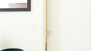 Petite Blonde Stepsister Sucks Stepbro's Big Cock In Kitchen