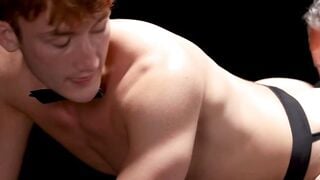 Reece Scott Bareback Anal Fucks Petite Colton Fox in Cage