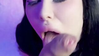 Abigail Mac Deepthroats Massive Cock POV Until Parents See Her
