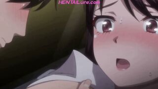 Hentai Office Suit MILF Fucked Rough in Car Seat