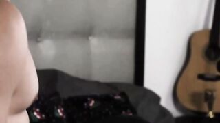 Tattooed Stepson Creampies Stepmom's Wet Pussy in Hardcore Bedroom Sex