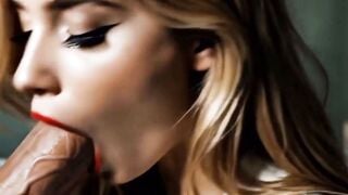 Busty Blonde Anime Schoolgirl Deepthroats Cock in Hardcore Hentai Sex Scenes