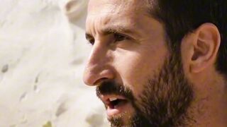 Hairy Mustached Daddy Gets Deepthroated By Young Bearded Guy Outdoors