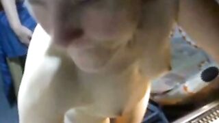 Amateur Big Titted Mom Sucks Cock & Gets Facial On Webcam
