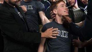 Adam Snow & Felix Trainor Deepthroat Big Dicks In Gay Bro Orgy