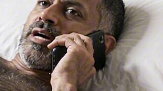 Older Hairy Stud Gets Intense Gay Oral From Young Bearded Lover