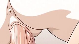 Glasses MILF Sucks Cock & Gets Doggy Style Cream Pie