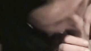 German Amateur Brunette Sucks Cock in Homemade Bedroom Video