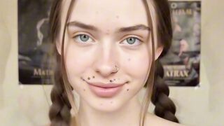 AI Babe Deepthroats Big Cock In Dorm Room