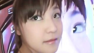 Petite Asian Teen in Tight Pantyhose Sucks Cock Deepthroat
