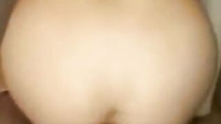 Japanese Brunette Assjob: Amateur Butt Rubs Cock Until Cumshot