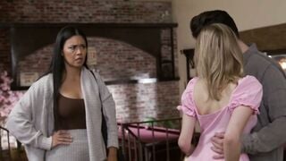 Dana Vespoli Watches Stepdaughter Suck Cock Before Getting Analed
