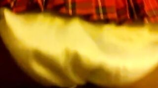 Amateur Wife Teases in Tight Satin Panties for Raw Sex Tape