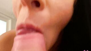 Sheena Ryder Sucks Your Hard Cock POV & Spits On Big Tits