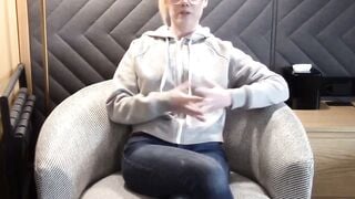 Petite Blonde Lesbian Deepthroats Condom Cock Until Gagging