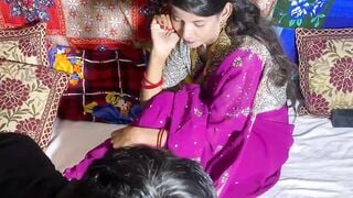 Young Indian Bride Sucks Cock Before First Time Hardcore Sex
