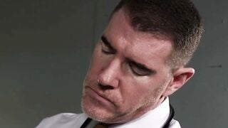 Dex Devall Bareback Anal Exam: Doctor Stretches Hairy Twink Ass
