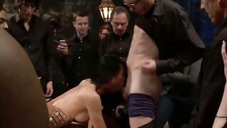 Tia Ling Rope Suspension Gangbang Deepthroat & Double Penetration