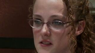 Michelle Redhead Glasses Machine Anal Vaginal Orgasm Session