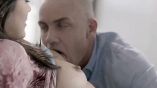 Kendra Spade Pisses Her Pants For Stepdad Then Deepthroats Hairy Asian Pussy