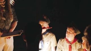 Oliver Lamb Gang-Banged By Naked Scouts At The Campfire
