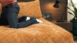 Tyler Saint Barebacked By Hairy Mature Daddy On Couch