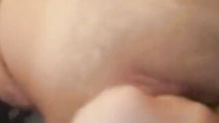 Amateur Blonde Teen Sucks Cock & Masturbates To Big Natural Tits
