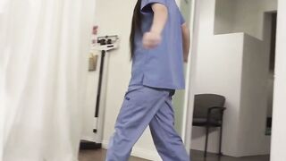 Kasey Kei Deepthroats Doctor's Hard Cock & Gets Face Cum In Exam Room