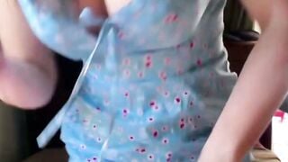 Jennifer White Deepthroats Big Cock In Tight Blue Lingerie
