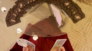 Redhead Psychic In Corset Sucks Cock & Takes Big Dick From Behind