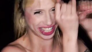 Hannah Quinn Deepthroats Massive BBC Cock in Hardcore Blowbang