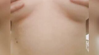 Rubbing my titties for you