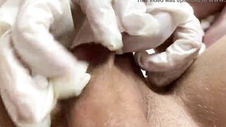 Awesome Ball Grind From Russian 18 Into Pvc Gloves pov