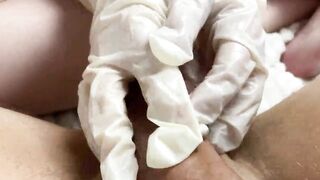 Awesome Ball Grind From Russian 18 Into Pvc Gloves pov
