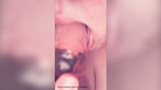 pov:BBW Giving you a Head and spitting on her Hooters!