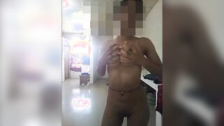 Punjab college women masturbates into the kitchen.