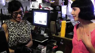 Barely Legal Beretta James and Coral Aorta are big tit lesbians