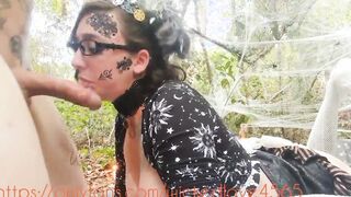 Halloween face pounded