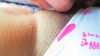 Helped my stepsister to have an orgasm with cunnilingus (Squirt Orgasm sixty-nine)
