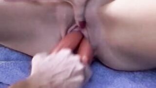 3 lesbo babes getting Hot outdoor