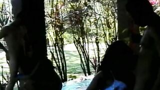 Lovers of Brazilian hotties enjoy knocking off the dust – foursome