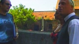 Dissolute guy fools around with a lovers of young girls from the EU