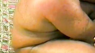 Plump chocolate women with golden hair being fucked by bro