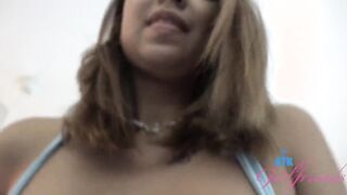 Hookup with Kimora Quin taking a facial (Amateur pov)