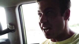 Karla Kush POV: Blonde Wife Rides Cock & Sucks It In The Car Seat