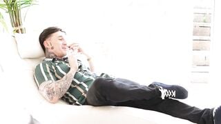 Dana Levy Straddles Tattooed Man in Reverse Cowgirl