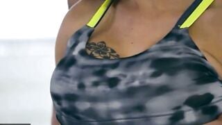 Peta Jensen Rides Hard in Gym for Intense Tattooed Orgasm